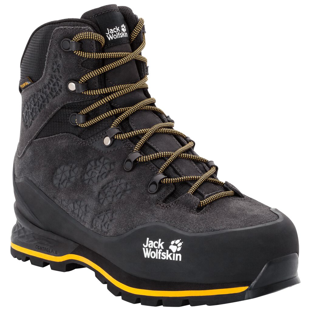 Jack Wolfskin WILDERNESS XT TEXAPORE MID ορειβατικα μποτακια ανδρικα μαυρα | GR1579840